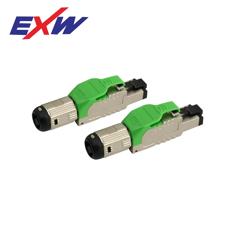 EXW высококачественный разъем cat. 8 без инструментов RJ45 Разъем