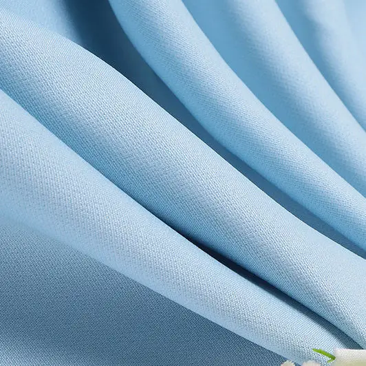 Woven fabric Solid Color 200Gsm 75D 95 Polyester 5 Spandex Fabric plain dyed elastane poly stretch fabric