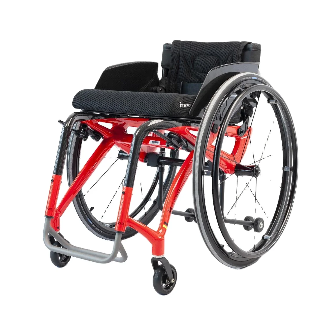 Handicapped lightweight magnesium alloy with carbon fiber active wheelchair with CE ISO for disabled