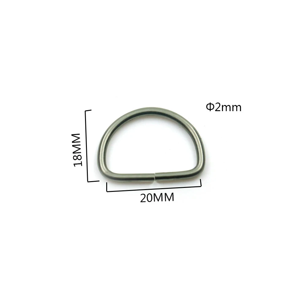 Wholesale Custom Size Hardware Stainless Steel Welded Strap Metal D ring O ring Belt Buckle