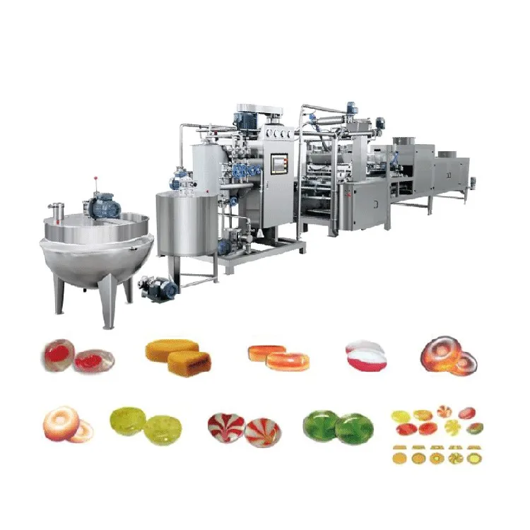 Commercial Large Scale Toffee Candy Line Cheap Fruits Candy Making Machine