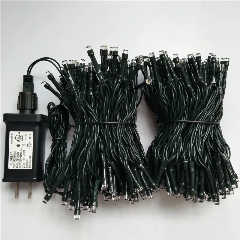 Low voltage 240 led string lights multi color waterproof connectable decorate Christmas tree and garland party outdoor safety