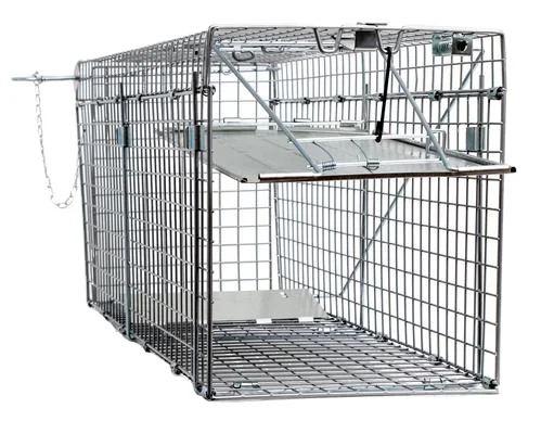 Easy to Use and Humane X-Large Animal Trap for Large Critters | Double Door Live Traps for Cats, Racoons, Groundhogs, Opossums