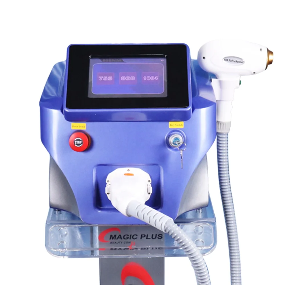 2024 Portable 3 Wavelength Hair Removal Diode Laser 808/755/106 Hair Removal Laser Machine