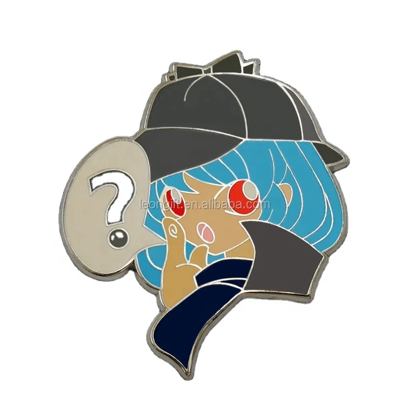 Leon Metal Gift Custom Made Your Own Design Enamel Pin - Personalized Artwork for Unique Style