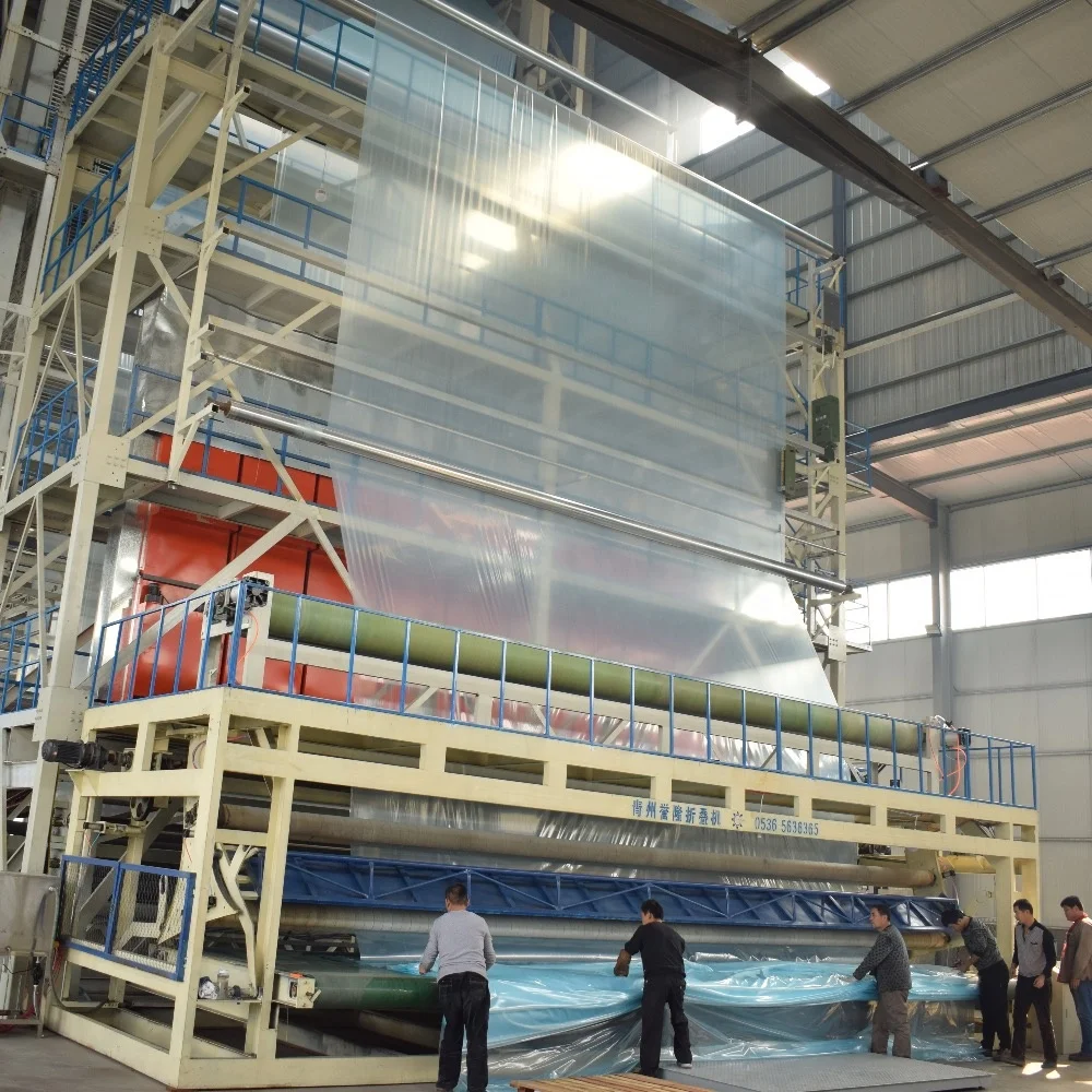 
3 Layer 10 Meter ABC Plastic Film Blowing Machine 