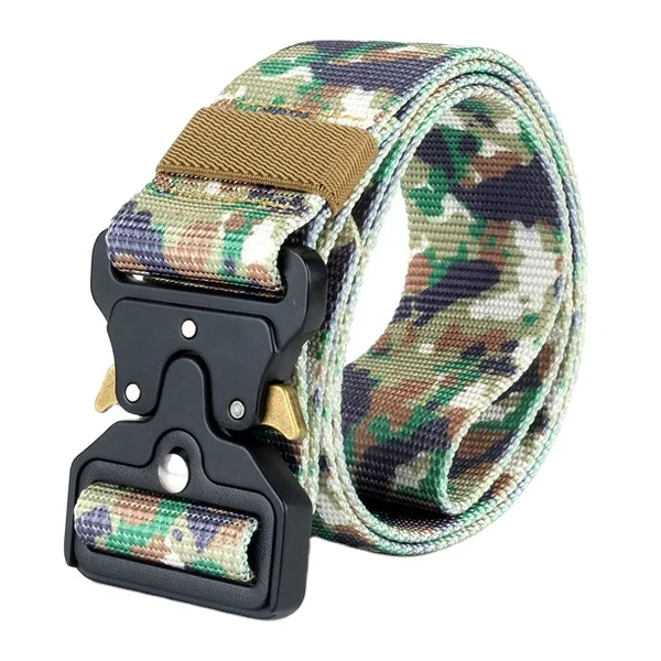 Custom 38mm Webbing Best Quality Webbing Bulk Adjustable Metal Quick Fast Side Release Outdoor Tactics Belt Buckle