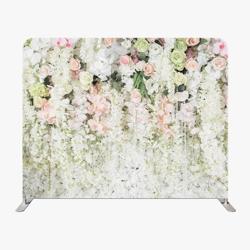 2024 hot sale custom wholesale background decorations party backdrop wall birthday booth 10ft