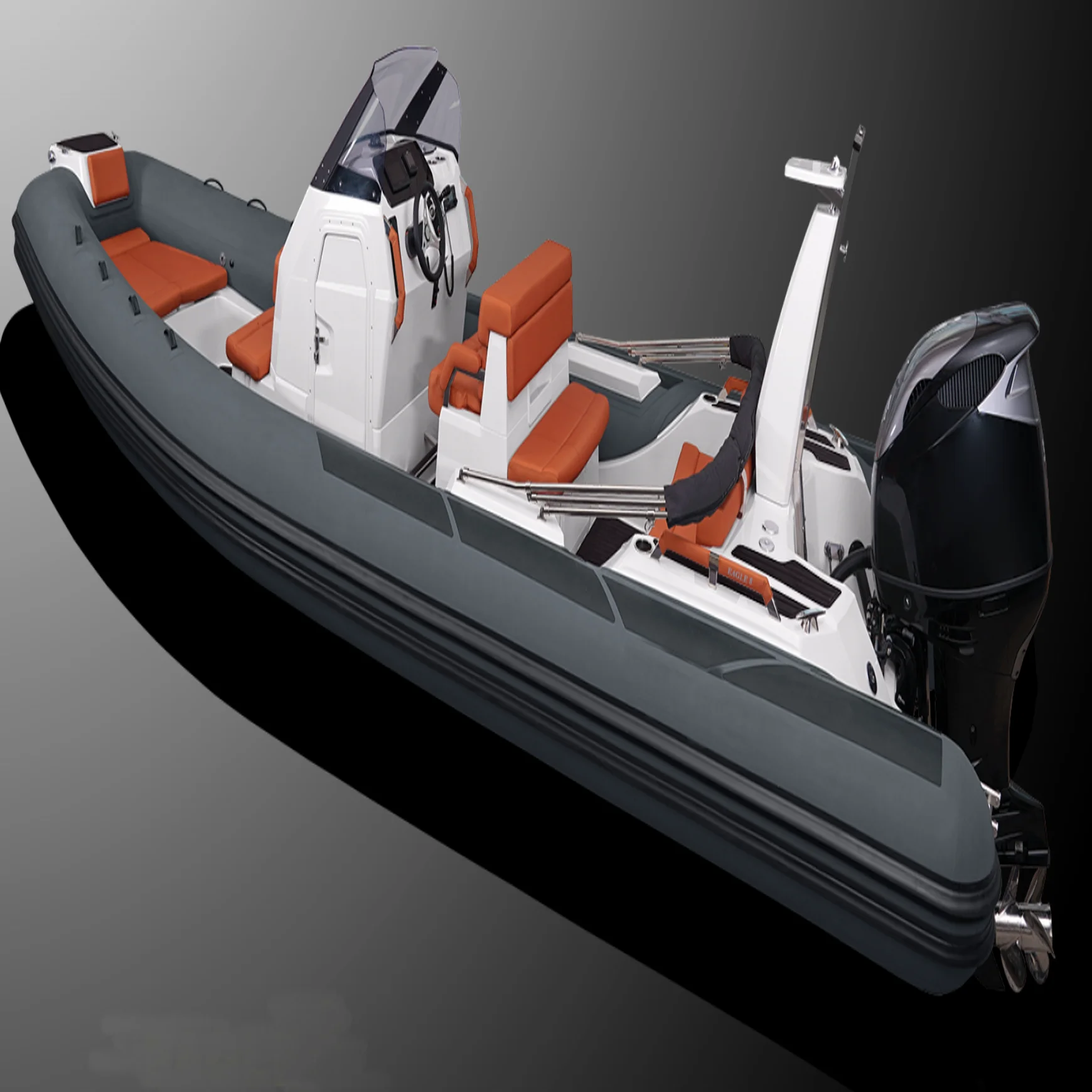 Fiberglass yacht RFP fishing boat cabin boats luxury yacht for working and pleasure