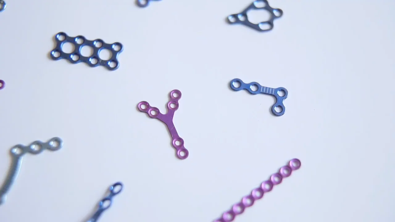 ZMD High Quality Titanium Maxillofacial System Arc Plate 1.0mm Thickness Locking Plate