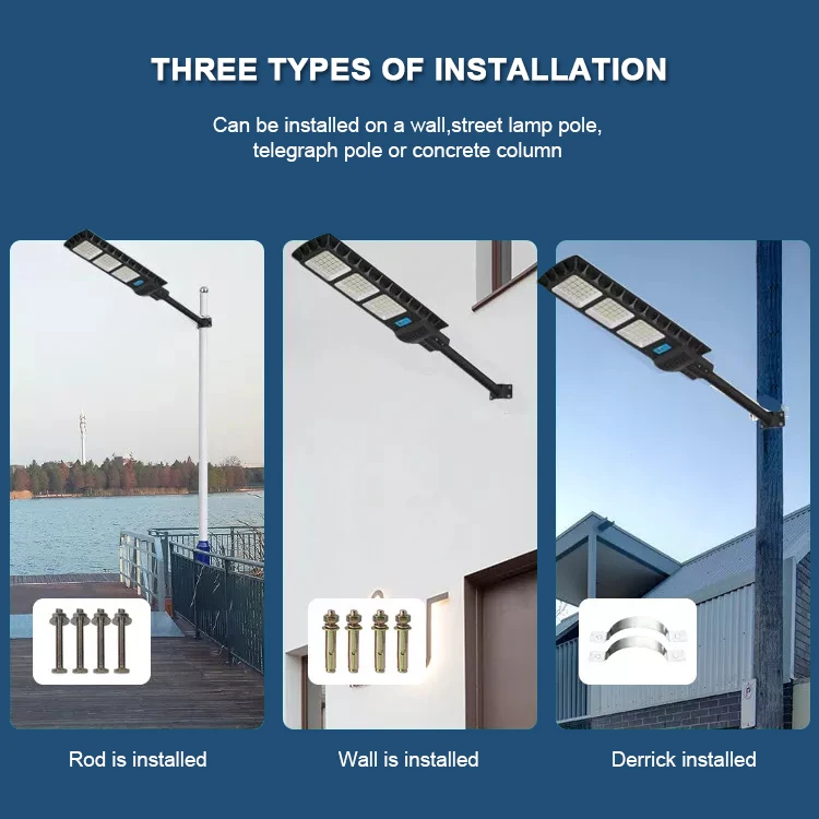 Outdoor Ip65 Waterproof Integrated Solar Street Lanp 60W All In One Led Solar Street Light