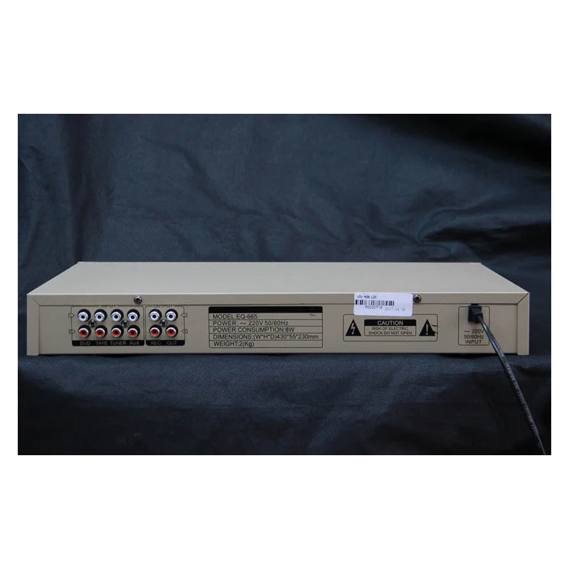 Эквалайзер KYYSLB EQ665 домашний высокочастотный Hi-Fi тюнер KTV предварительно стерео с высоким средним басом аудио эквалайзер