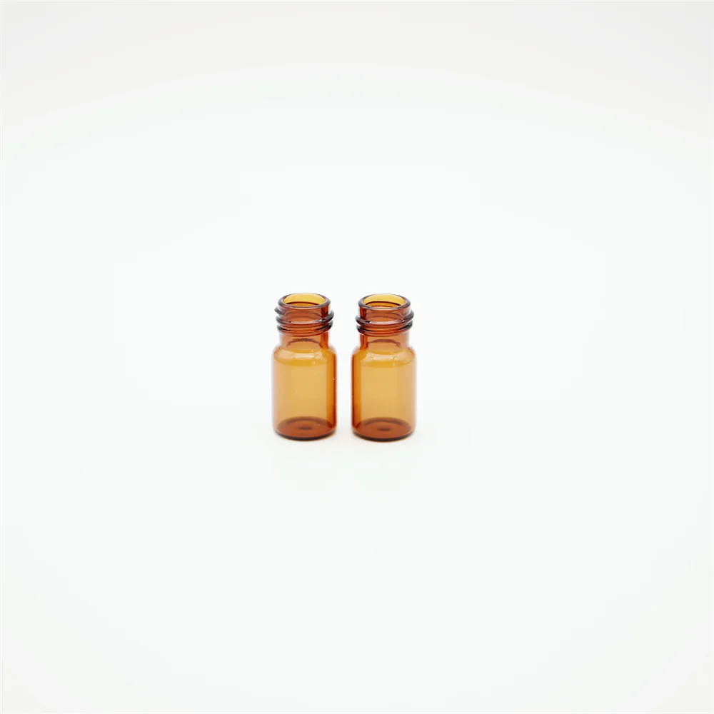 2ml screw neck clear amber glass vials