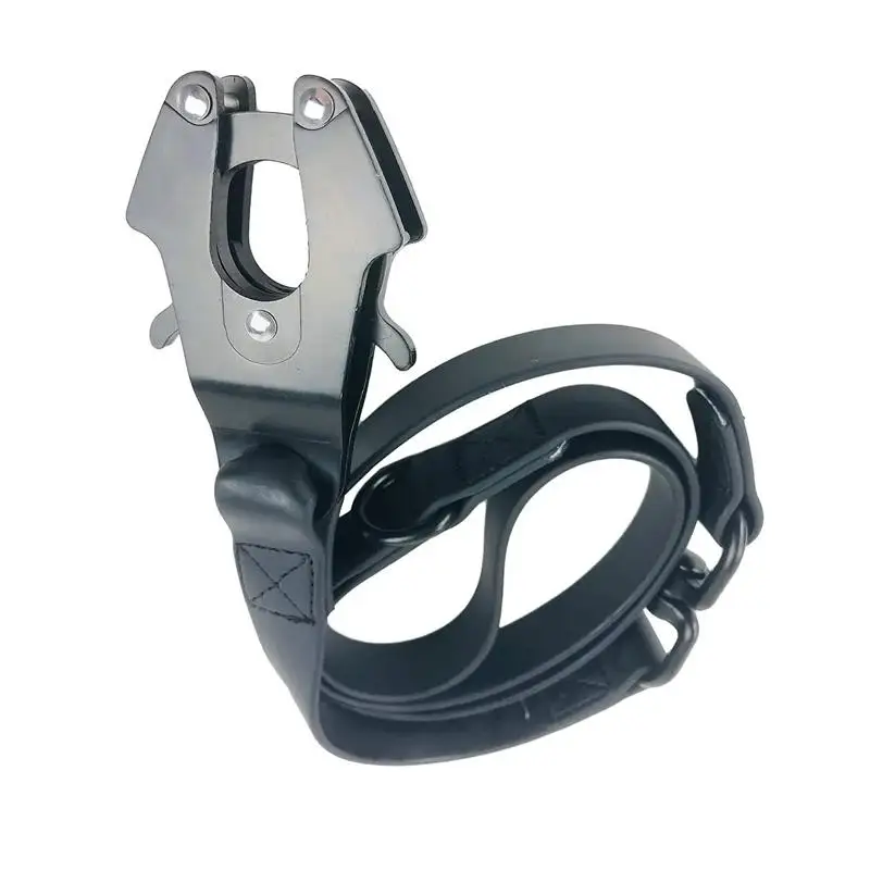 Low Price Custom Waterproof PVC Webbing Coating Tactical Dog Leash With Frog Clip And Quick Release Connector