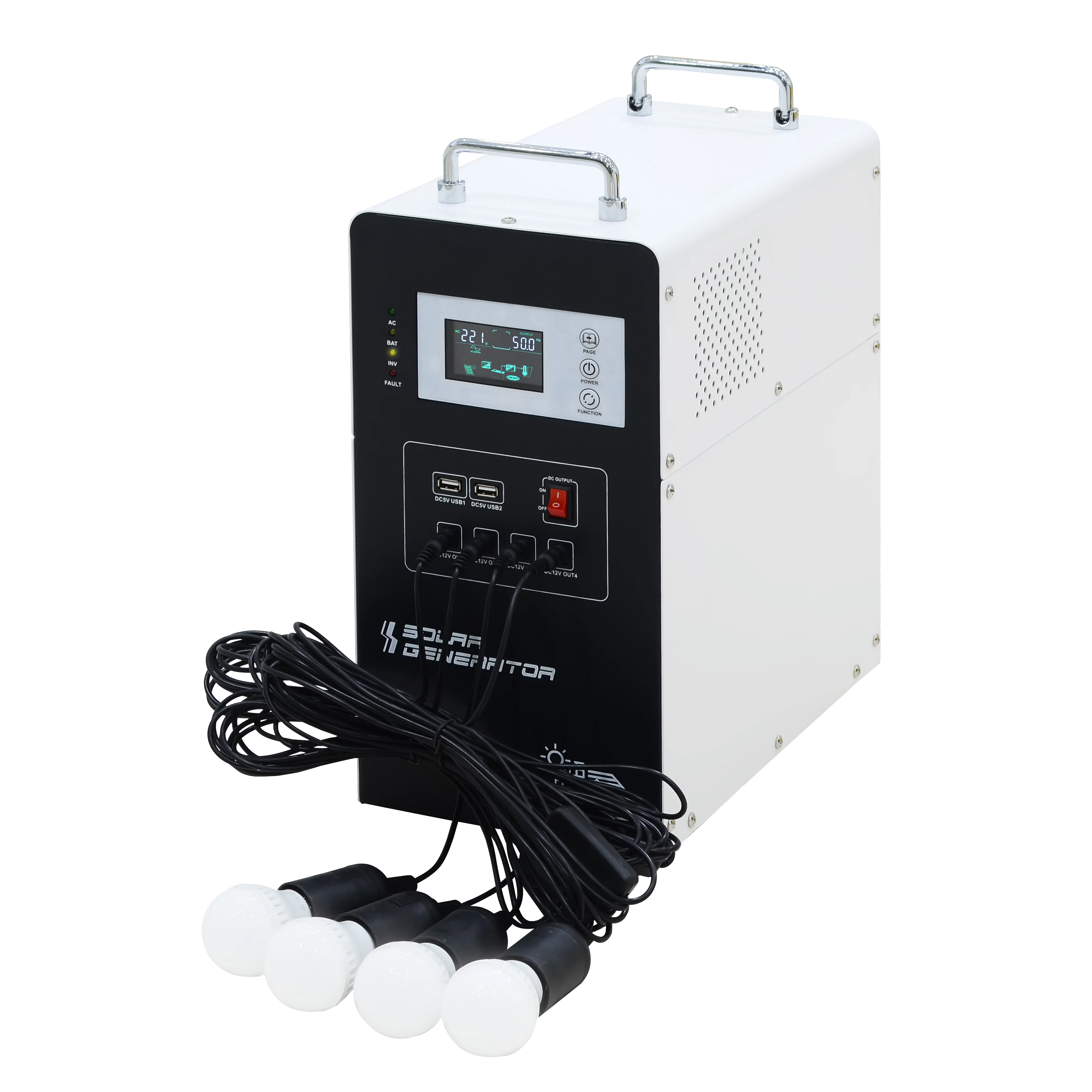 Combine inverter/solar controller/battery all in one 12v 300w 500w 1000w pure sine wave charger ups hybrid solar power inverter