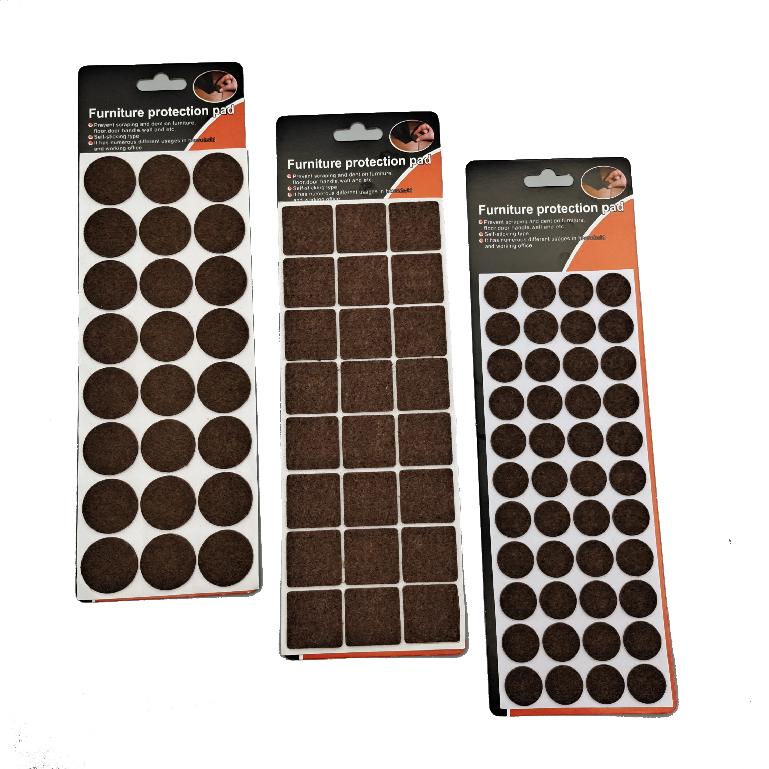 Professional Factory Combination set Non Slip Furniture Protection Buffer Pad with Strong Adhesive