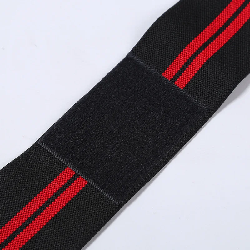 Professional Wrist Elbow Knee Wraps Elastic Straps Brace Support Protector for Weightlifting Workout Bodybuilding Gym