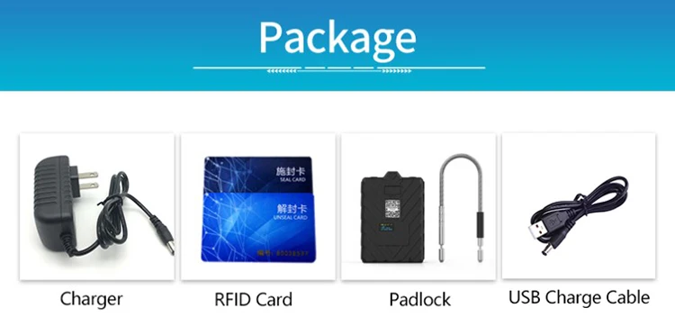 G508 GPS BDS Tracker eseal  Cable Wire Padlock Smart E Lock For Truck Trailer Train Oil Tank Ship Vehicle