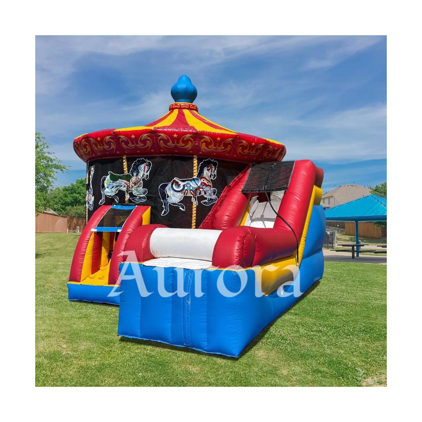 Factory Price playground inflatable jump bouncer party commercial circus bouncers jumping castles slide inflatable for kids