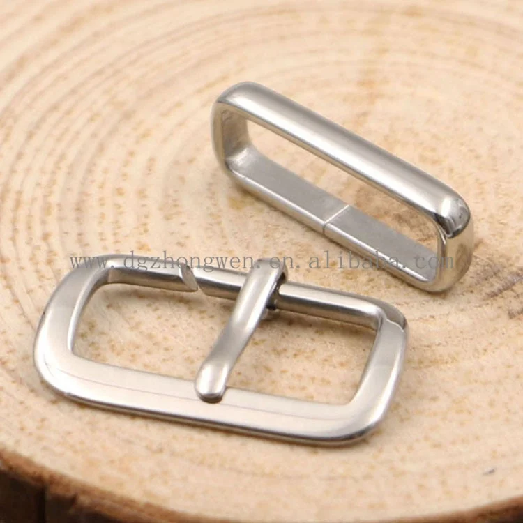 
High Quality Nato Watch Strap Loop 18 20 22mm 304 Stainless Steel Square Watch Buckle Rings for Webbing Nylon Watch Straps 