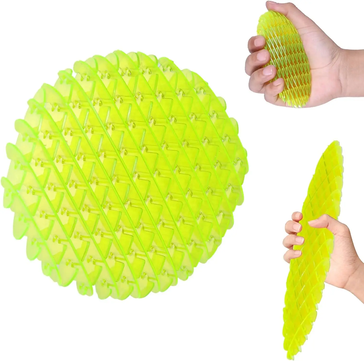 Wholesale funny Palm Play Elastic Mesh Rebound Deformed Plastic Decompression Relief Stretch Squeeze Fidget Worm