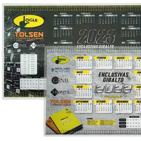 Customized PVC double-sided soft desk mat/personalized printing  office table pad