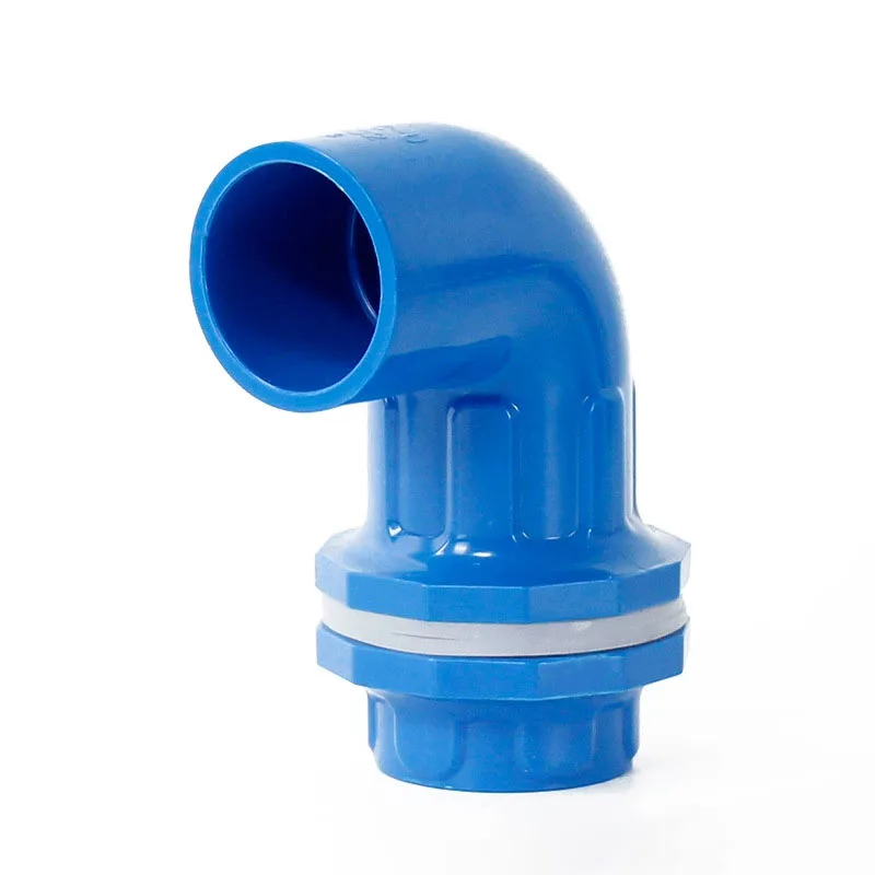 PVC Pipe Thicken Strong Drainage Fittings Fish Tank Upper And Lower Water Joints suitable for rain barrels, water tanks, pools