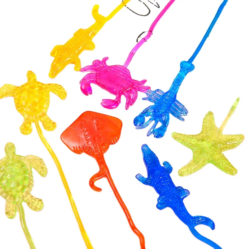 Cute Ocean Animal Sticky Stretchable Sticky Toys Kids Birthday Gifts Party Favors Guest Gifts School Goodie Filler