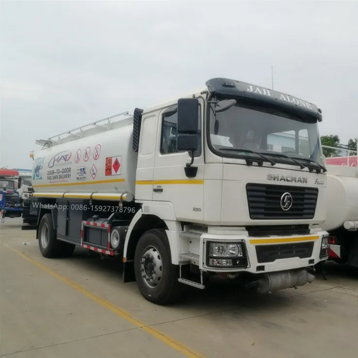 6 wheel SHACMAN fuel oil transportation tank truck for