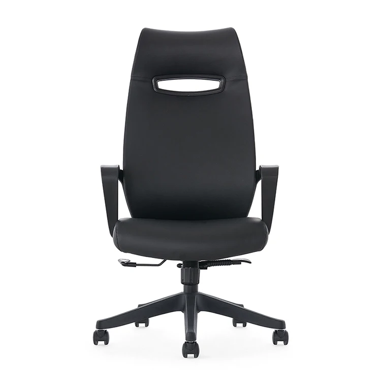 Widely Used Superior Quality New Free Locked Mechanism Nylon Base Grey Pu Castorspare Office Chair