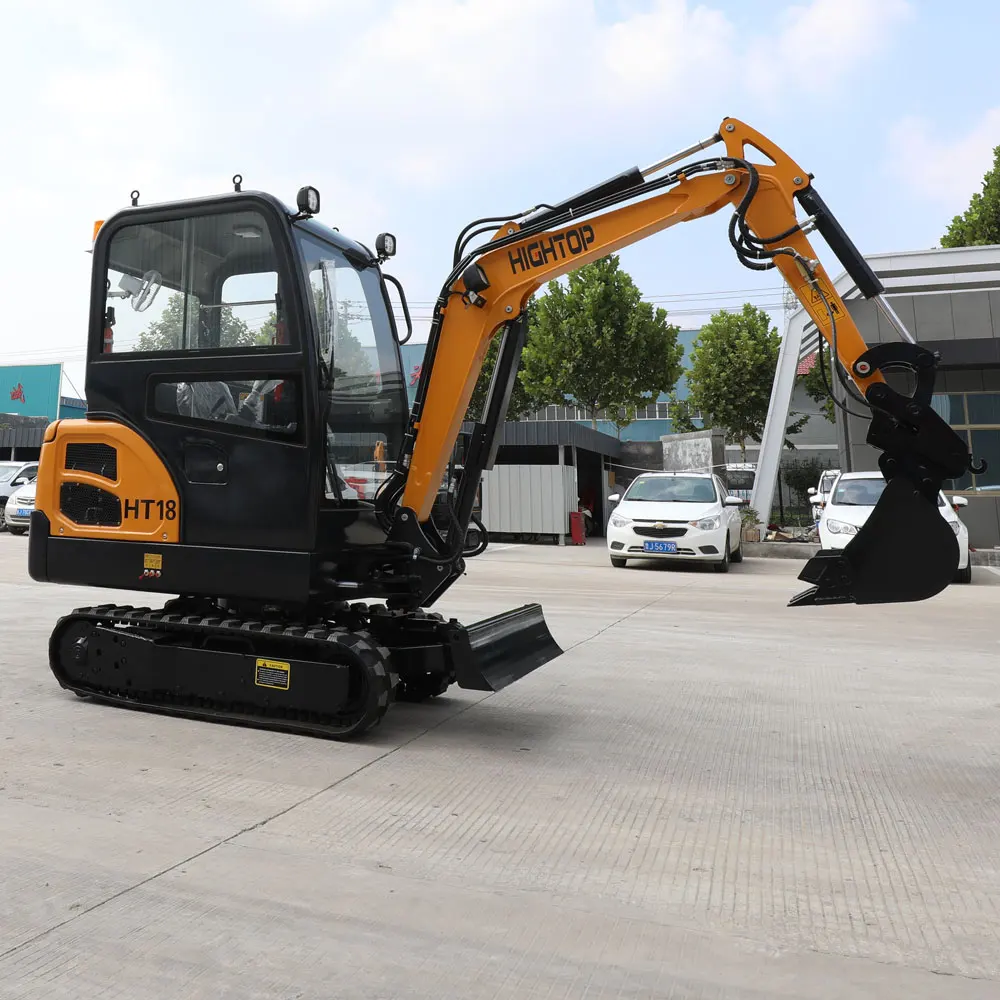 Garden /Farm crawler excavators digger hydraulic mini 1 ton 1.8 ton 2 ton escavator with Swing boom