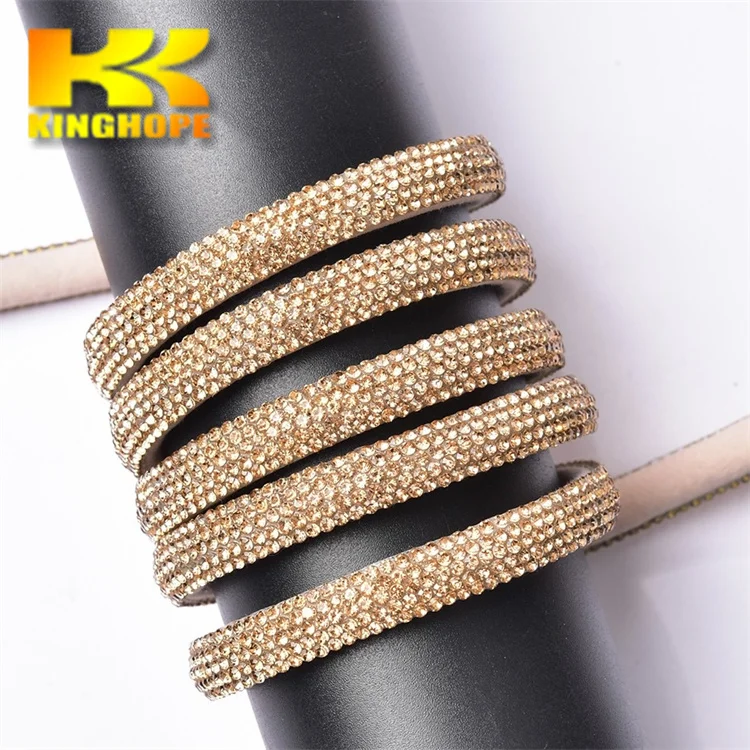 5.5CM 3 LINES 4 LINES 5 ROWS rhinestone diamond ropes strap for woman sandals vamp Capelladas