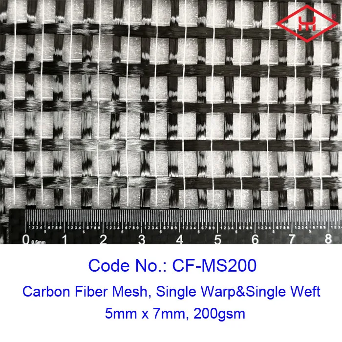 200gsm Uni-directional carbon fiber screen mesh