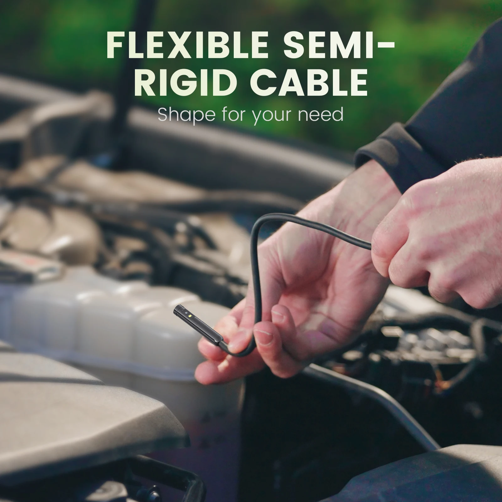 World Exclusive Three Lens Video Endoscope Camera Teslong TS43 4.3Inch HD LCD Inspection Snake Camera 5m Industrial Borescope