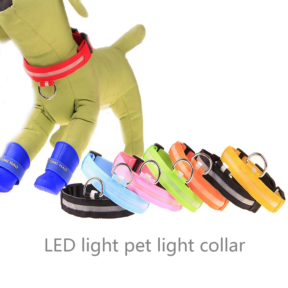 Amazon Hot Selling High Visible Super Bright Durable USB Flashing Led Dog Collars Collar
