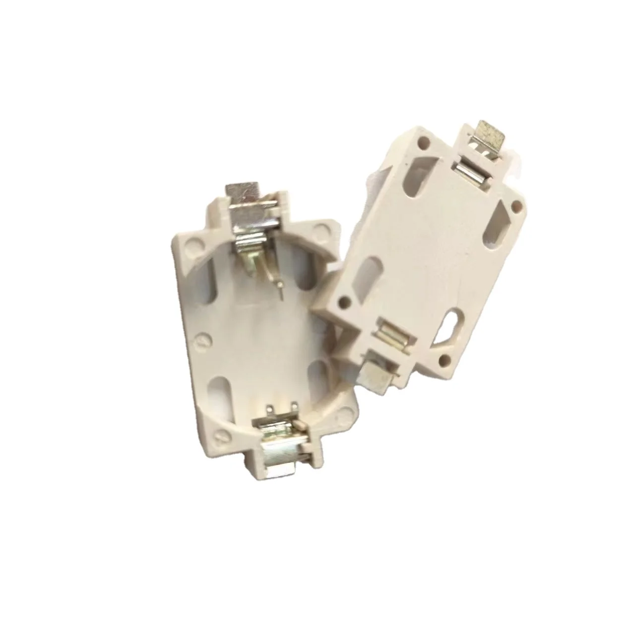 Reida White Surface Mount SMD CR2032 Cell Button Battery Holder Socket