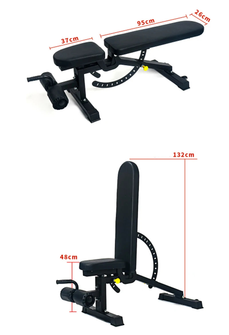 commercial multi-function bench press Workout decline flat gym equipment fitness heavy duty adjustable dumbbell weight bench