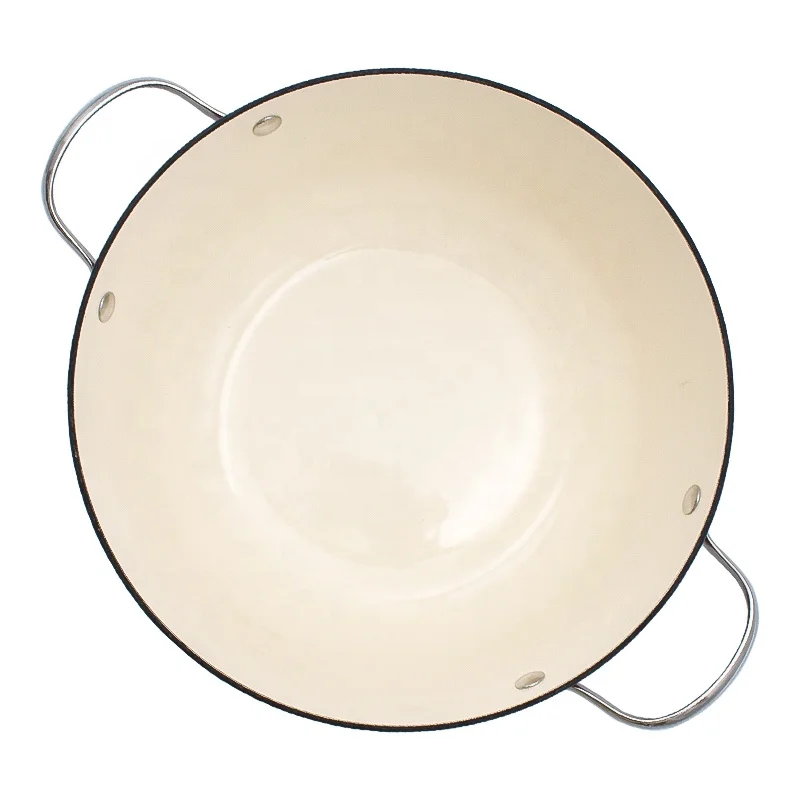 Hot Sale 8 Pieces Nonstick Kitchen Cookware Sets Heat Resistant Enamel Cast Iron Houseware Casserole Pan with Glass Lid