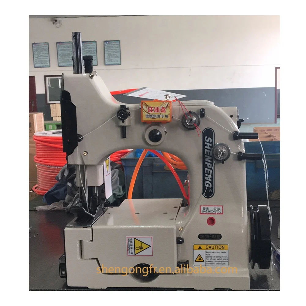 SHENPENG GK35-6A + CP4900 раскладной машина автоматическая машина для закрытия мешков с конвейером