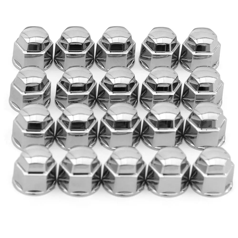 High quality all types M12x1.5 solid car alloy wheel nuts  wheel mag flat seat lug nut covers for semi truck