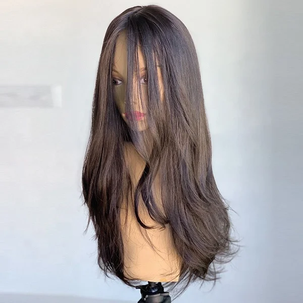 
100% European virgin silk base hair topper jewish wig topper double drawn full end full coverage wefted Topper 