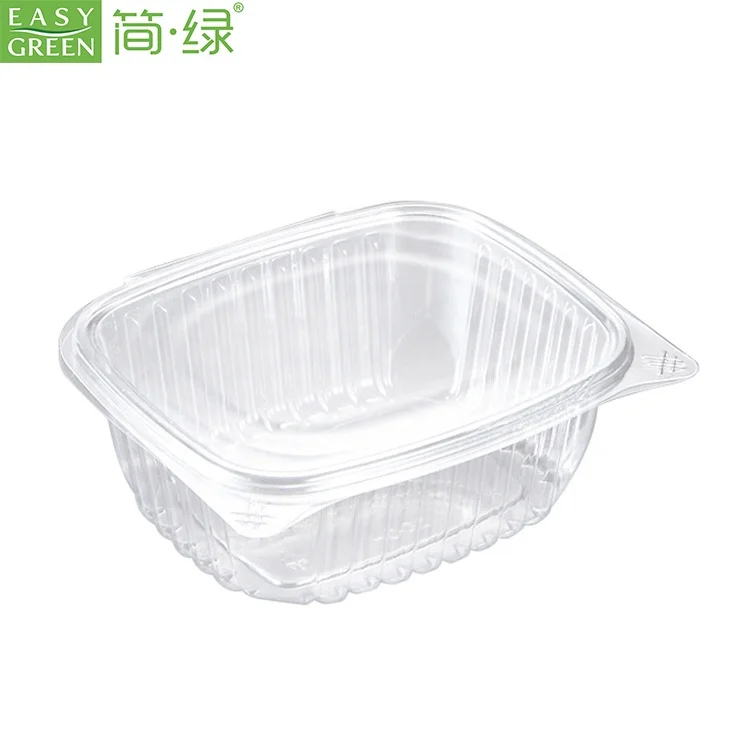 Легкий зеленый заказной одноразовый пластиковый прозрачный фруктовый пирог, упаковка для хлеба, контейнер для упаковки пищевых продуктов