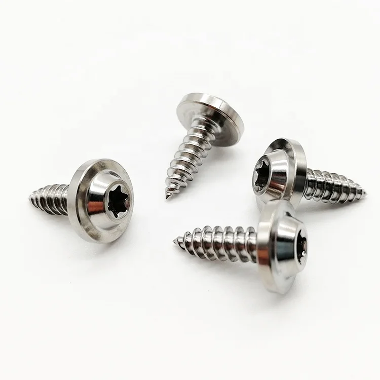 Torx Self Tapping Screw M5*15 Titanium 4.51g/cm3 Inch,metric Polishing ISO9001:2015 CN;SHA 100 GR5 Titanium,tianium Alloy
