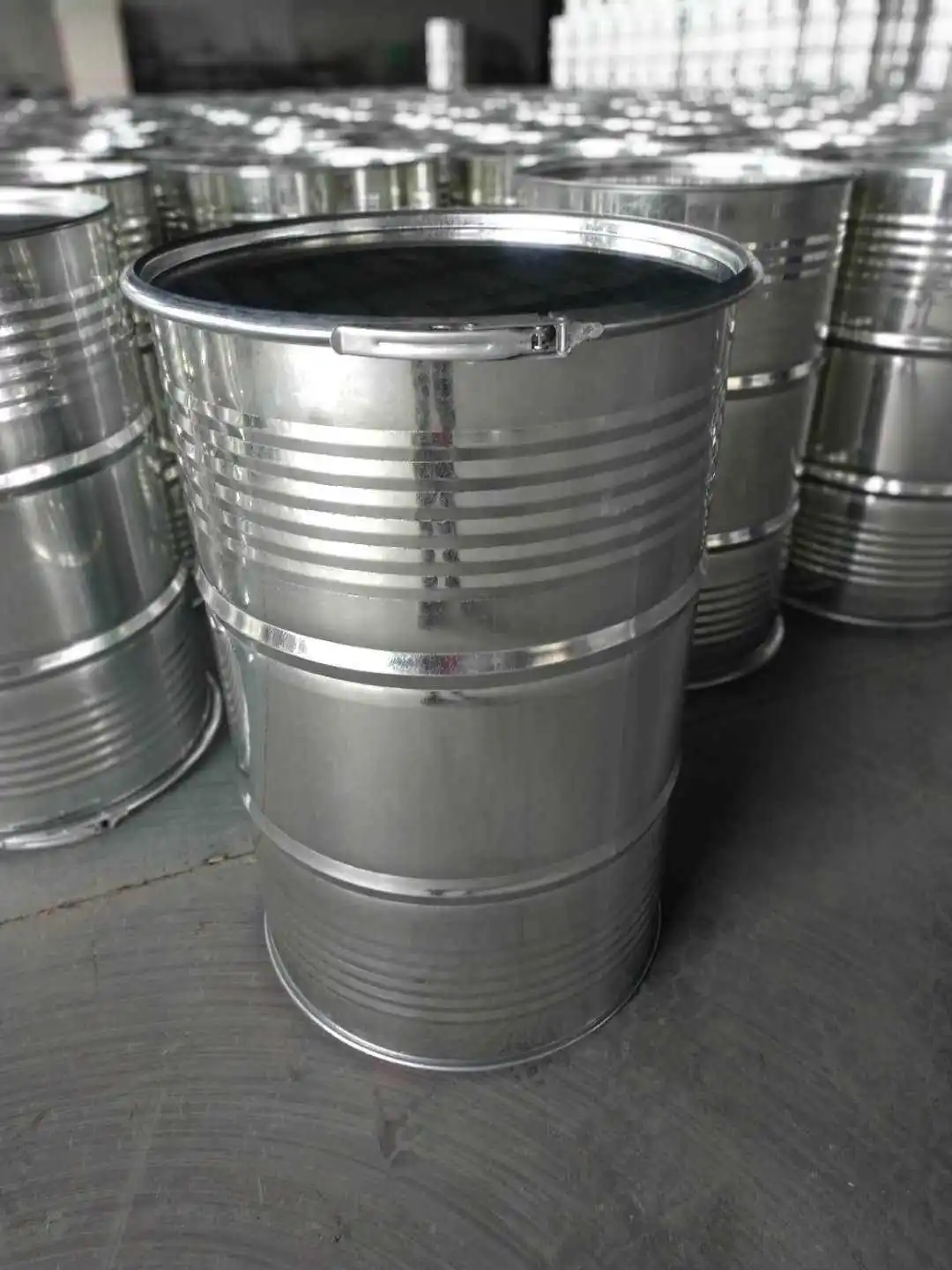 210L Galvanized Steel Drum With Open Top Galvanized Chemical Metal Barrel