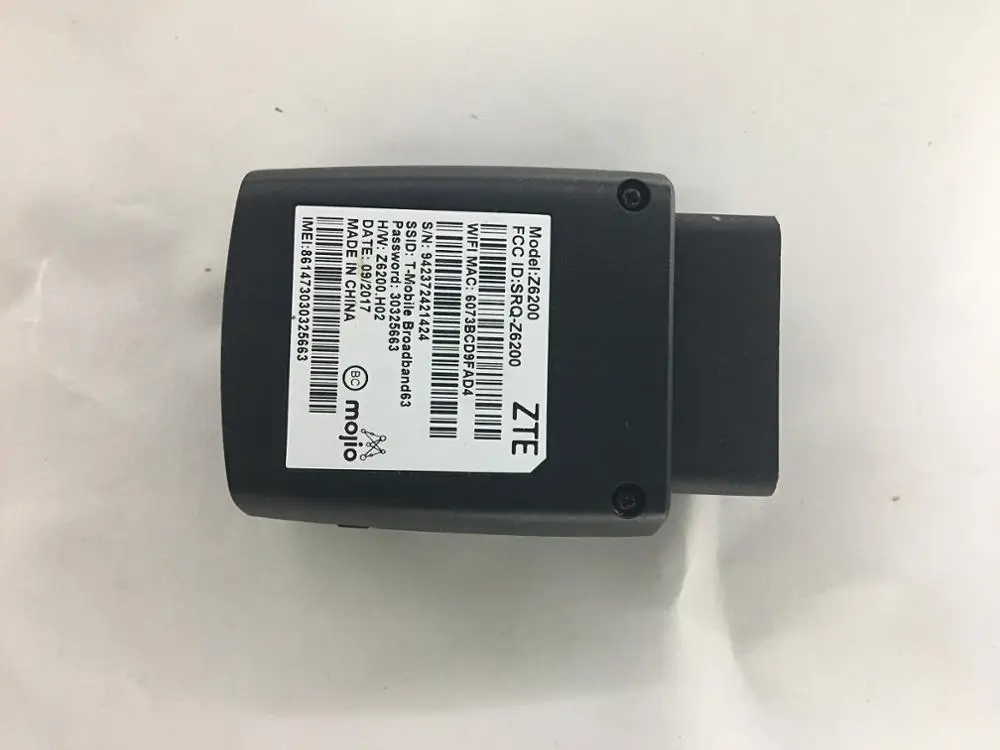 Разблокированная точка доступа ZTE LTE OBDII Z6200 Wi-Fi роутер автомобильный 4 g sim-карта gps 12