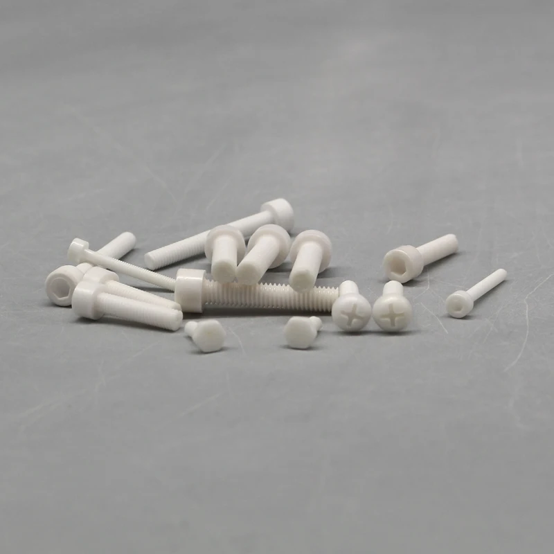 M8 Hexagon Ceramic Screw, Anti-Oxidation Screw, High Temperature Bolt