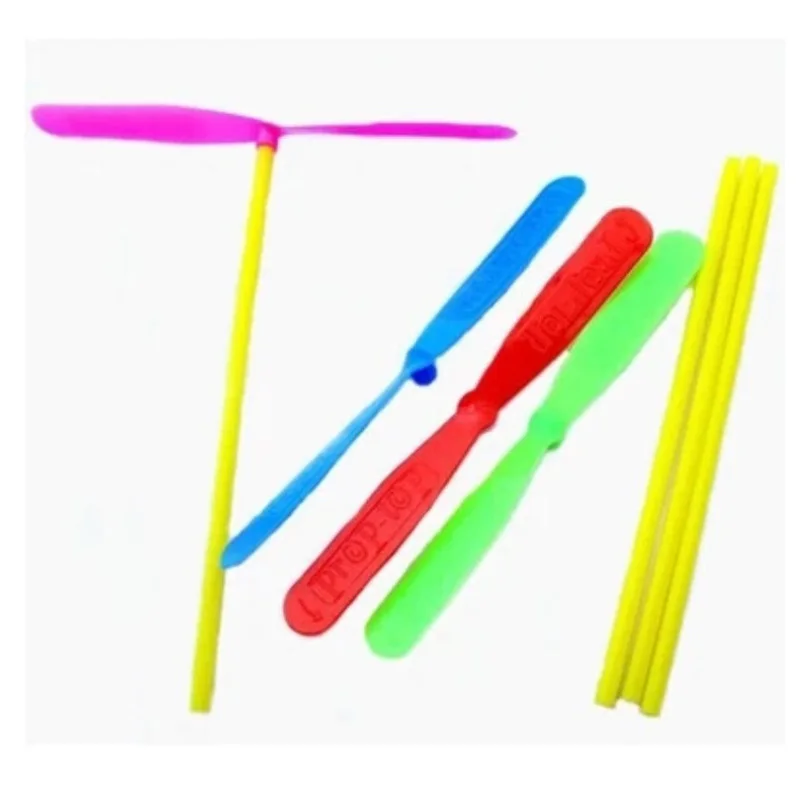 time-limited Children Gifts Outdoor Plastic Bamboo Dragonfly Copter Flying Toy