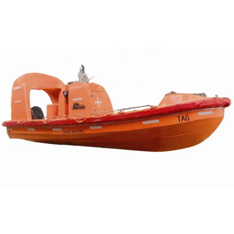 China Made Fiber Glass SOLAS CCS 6 person G.R.P Life Boat Rescue Boat
