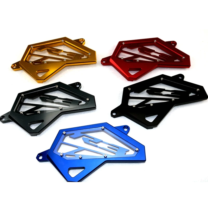 Motorcycle CNC Aluminum Front Sprocket Chain Guard Cover Left Side Engine For YAMAHA R25 R3 2014-2018