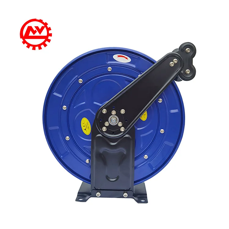 Commercial 3/8' 50FT Multipurpose Heavy Duty Retractable Auto Hose Reel for Water and Oil